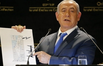 Cập nhật bản đồ quốc gia, Mỹ hợp nhất Cao nguyên Golan vào lãnh thổ Israel 