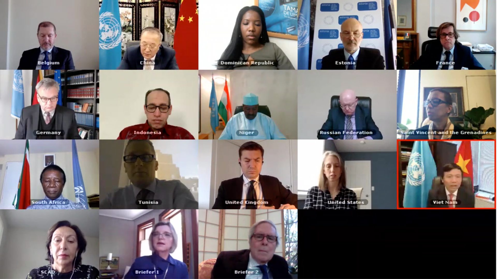 viet nam dai dien 10 nuoc thanh vien khong thuong truc hoi dong bao an phat bieu ung ho cai tien phuong phap lam viec