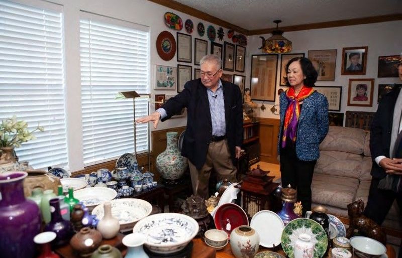 Ông Vũ Văn Lê - Người gom góp cổ vật Việt trên đất Mỹ