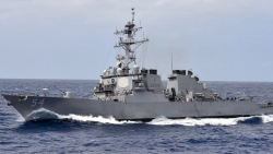 Lại điều tàu chiến qua Eo biển Đài Loan, Mỹ nói sẽ tiếp tục hoạt động ở bất cứ đâu theo luật quốc tế