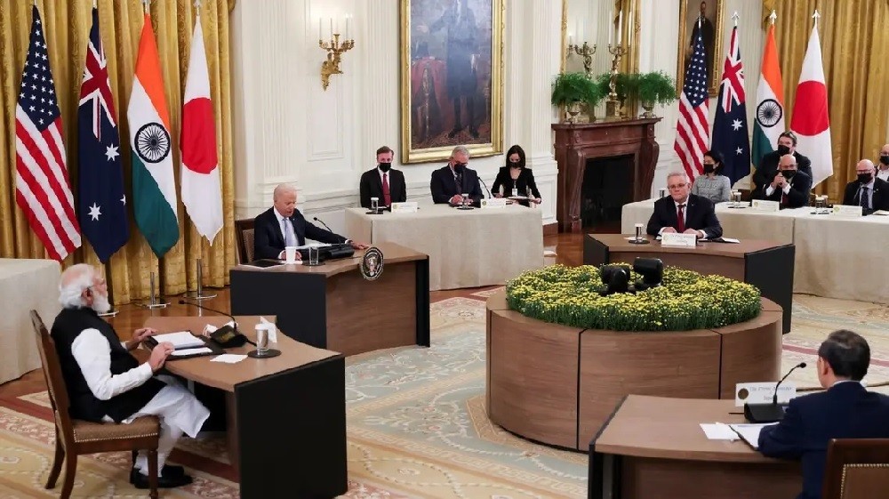 Tổng thống Joe Biden chủ trì cuộc họp thượng đỉnh nhóm Bộ tứ tại Nhà Trắng, ngày 24 tháng 9 năm 2021. (Reuters)
