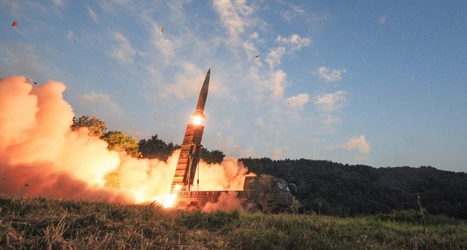 Một tên lửa Hyunmoo-II do Hàn Quốc phóng thử năm 2017.. (Nguồn: JCS)