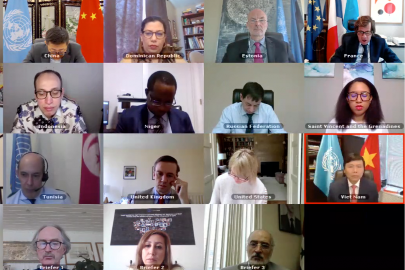 Họp trực tuyến Hội đồng Bảo an: Syria đối diện các thách thức nghiêm trọng về kinh tế, xã hội