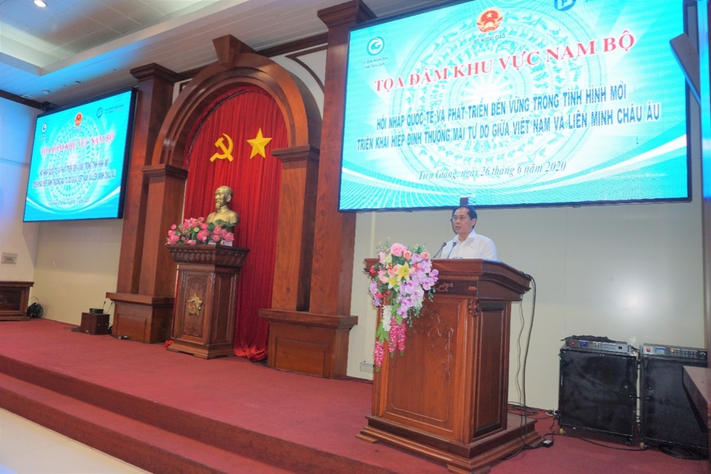 bo ngoai giao day manh ho tro cac dia phuong phia nam hoi nhap quoc te thuc thi evfta 1