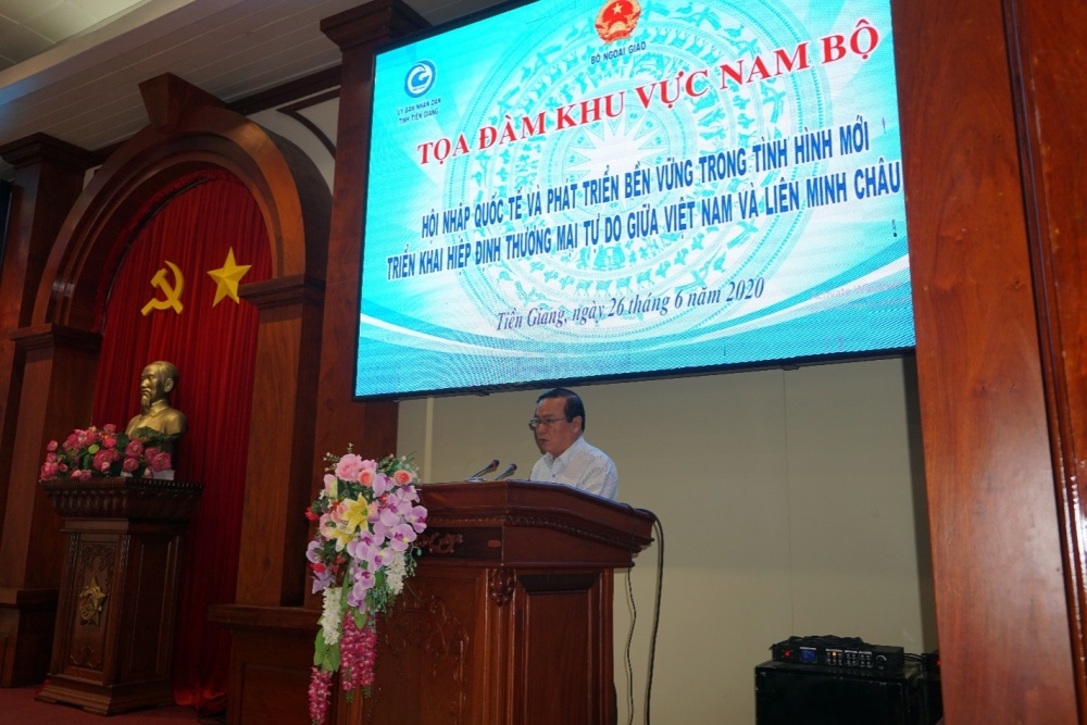 bo ngoai giao day manh ho tro cac dia phuong phia nam hoi nhap quoc te thuc thi evfta 2