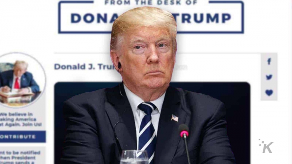 Ra mắt hưa đầy tháng, ông Trump lại 'khai tử' vĩnh viễn nền tảng truyền thông xã hội mới. (Nguồn: KnowTechie)