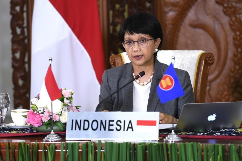 Ngoại trưởng Indonesia: Vấn đề Biển Đông là phép thử cho mối quan hệ ASEAN-Trung Quốc. (Nguồn: Twitter)