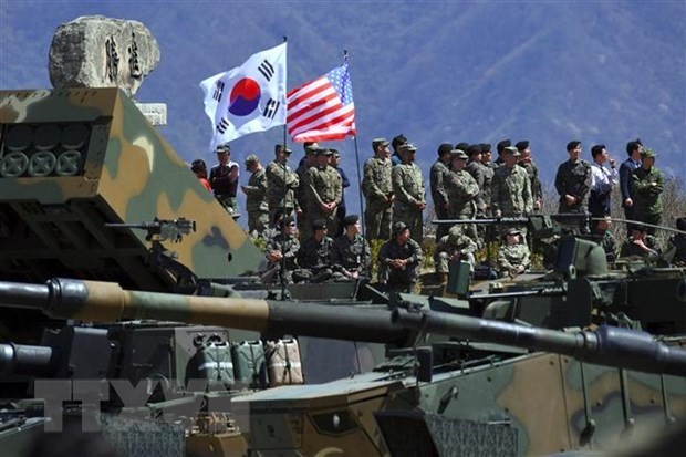 Mỹ-Hàn Quốc thúc đẩy đối thoại quốc phòng giữa lúc Triều Tiên phô bày năng lực quân sự. (Nguồn: AFP)