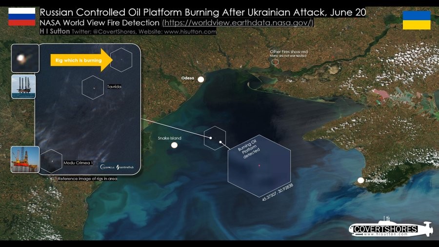 Ukraine tuyên bố 'động tay' với Nga ở Biển Đen. (Nguồn: NASA)