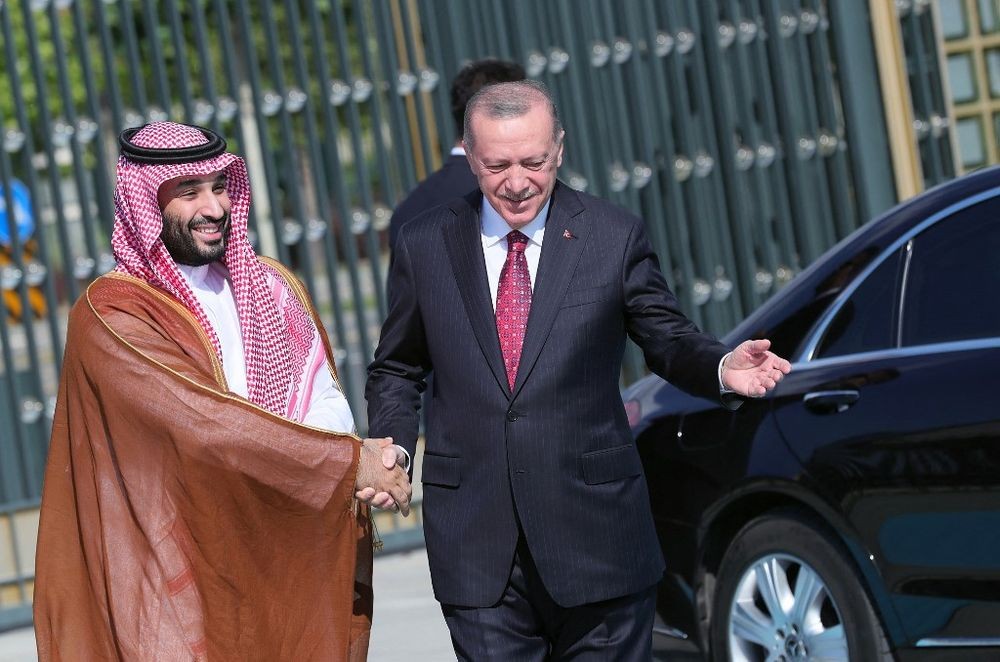 Saudi Arabia-Thổ Nhĩ Kỳ cùng tỏ quyết tâm 'bước sang trang mới' sau thập niên đối đầu. (Nguồn: AFP)