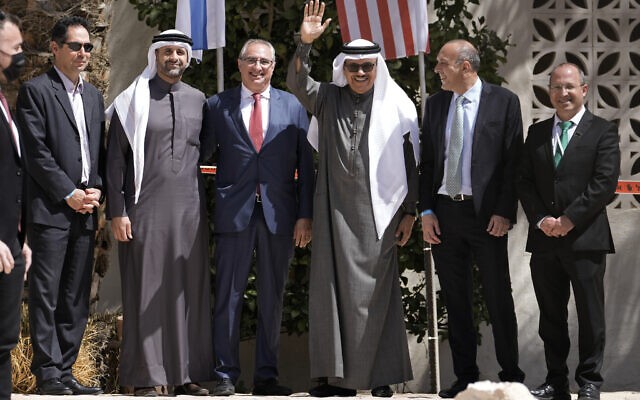 Israel và các nước Arab tạo 'cột mốc quan trọng' trước thềm chuyến thăm của Tổng thống Mỹ. (Nguồn: AP)