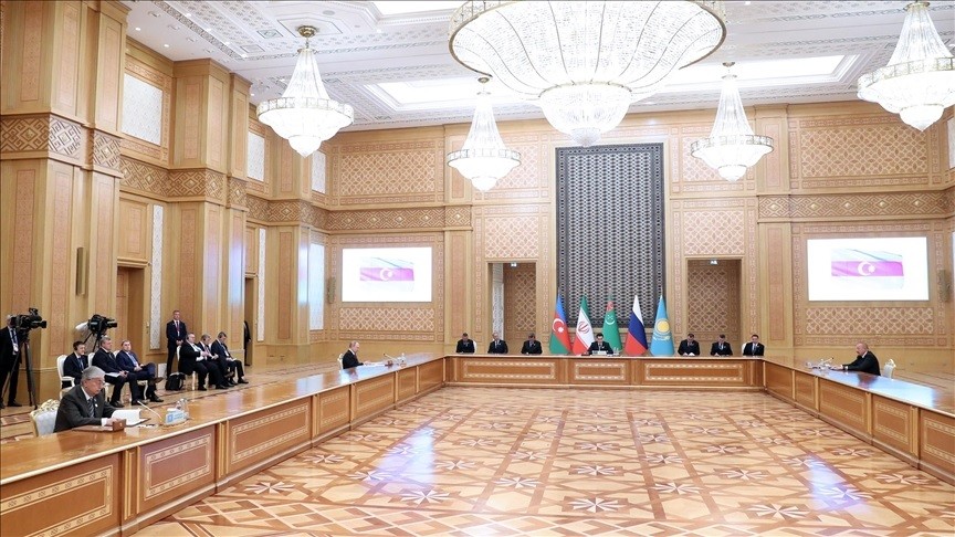 Thượng đỉnh các quốc gia ven Biển Caspi: Tung tuyên bố chung, Iran muốn hợp tác với Nga. (Nguồn: Anadolu)