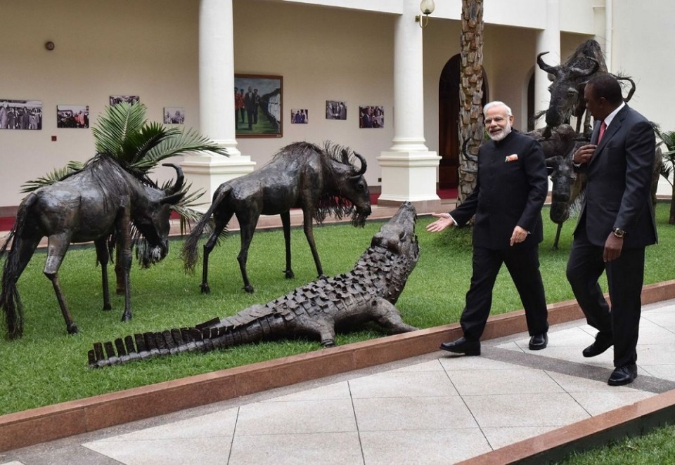 an do day manh hop tac voi chau phi