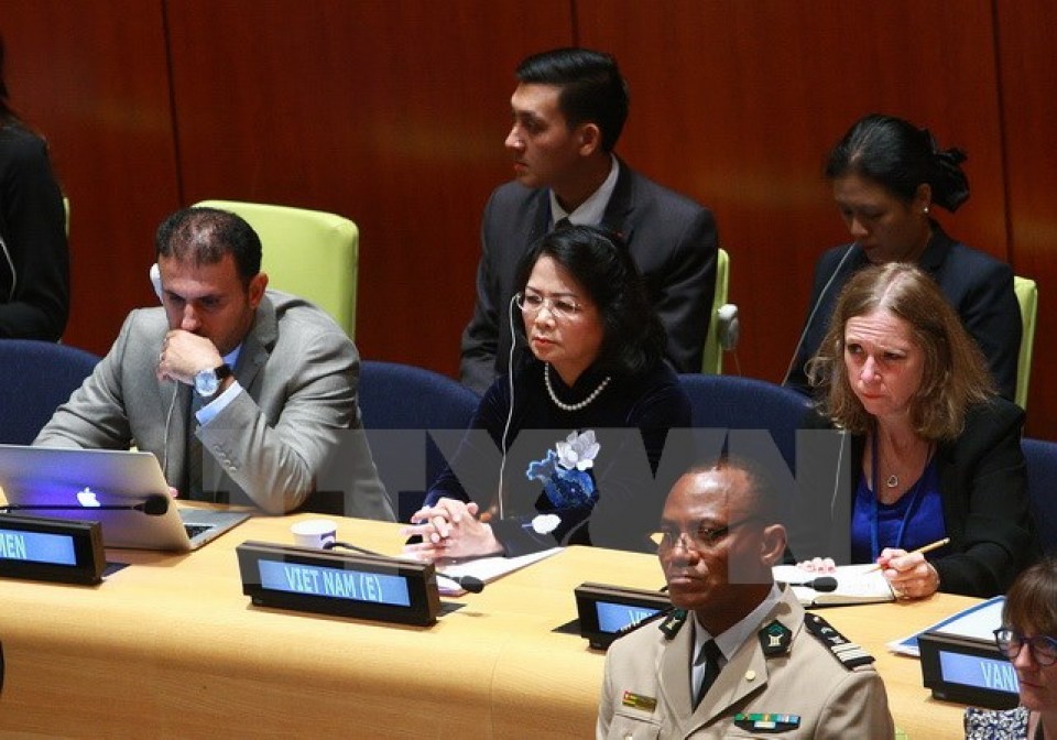 pho chu tich nuoc phat bieu tai phien hop cap cao cua ecosoc