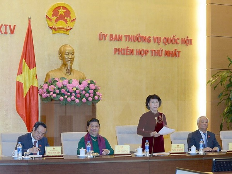 phien hop thu nhat cua uy ban thuong vu quoc hoi khoa xiv