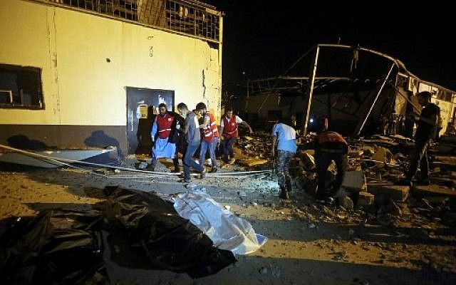 libya khong kich trai tam giam hon 100 nguoi thuong vong gna buoc toi tuong haftar