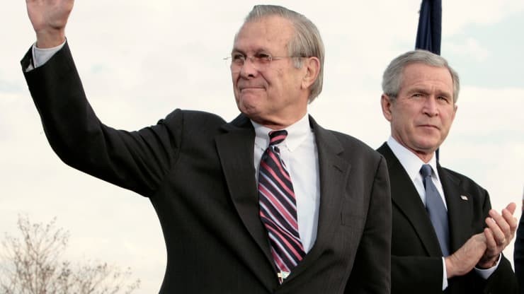 Cựu Bộ trưởng Quốc phòng Mỹ Rumsfeld qua đời ở tuổi 88. (Nguồn: Reuters)