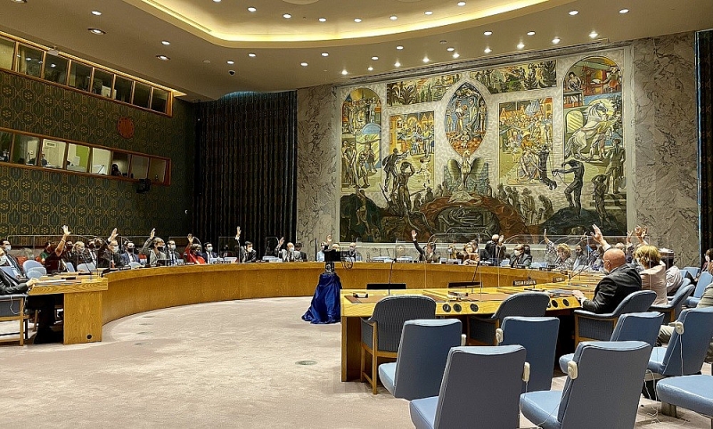 Hội đồng Bảo an nhất trí gia hạn cơ chế viện trợ nhân đạo xuyên biên giới tới Syria. (Nguồn: Phái đoàn đại diện thường trực Việt Nam tại LHQ)