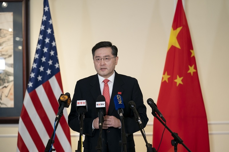Tân Đại sứ Trung Quốc tại Mỹ: Cánh cửa quan hệ Mỹ-Trung đã mở ra sẽ không thể bị đóng lại. (Nguồn: China-Embassy)