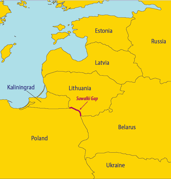 'Gót chân Achilles' của NATO chạy thẳng tới vùng Kaliningrad của Nga, Ba Lan-Lithuania khẳng định vẫn an toàn. (Nguồn: US Army)