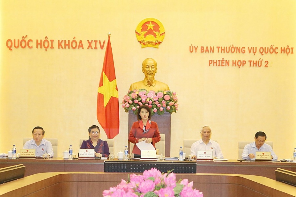 uy ban thuong vu quoc hoi khoa xiv khai mac phien hop thu hai