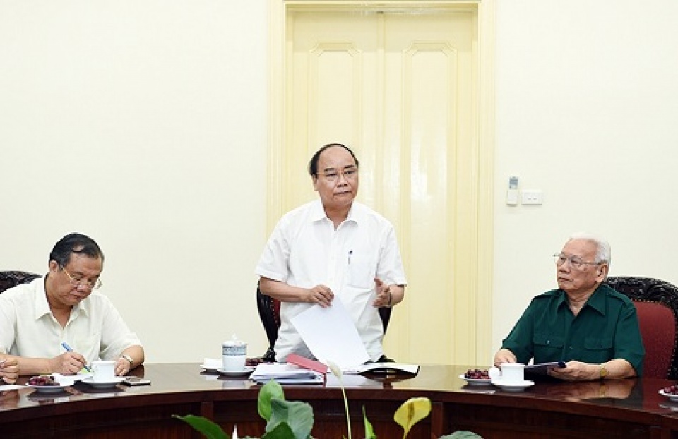 Thủ tướng: Phải giải quyết dứt điểm việc tồn đọng chính sách đối với TNXP thu tuong phai giai quyet dut diem viec ton dong chinh sach doi voi tnxp