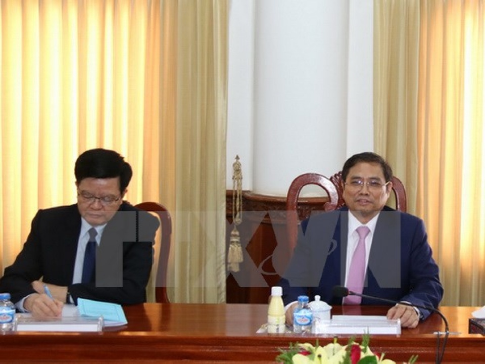 viet nam lao ky ket thoa thuan hop tac ve cong tac to chuc dang