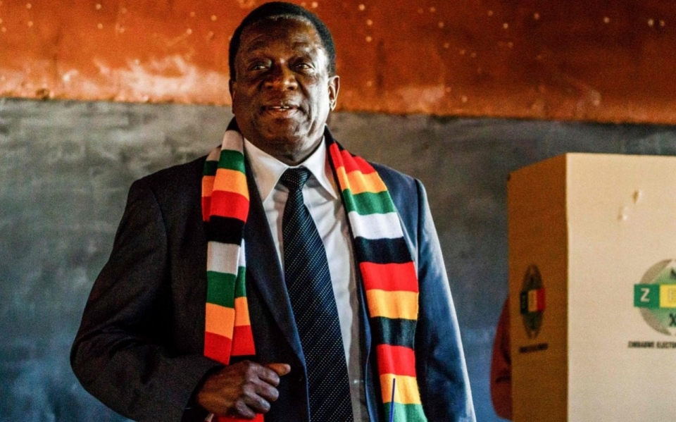 zimbawe tong thong tai dac cu emnangagwa tuyen bo ve su khoi dau moi