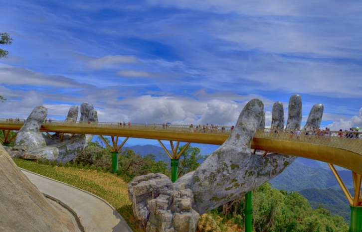 ​Ấn Độ muốn xây dựng những cây cầu biểu tượng như Cầu Vàng ở Việt Nam