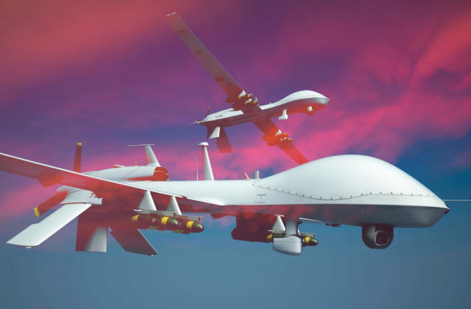 5 may bay khong nguoi lai bi ban ha gan can cu quan su nga tai syria