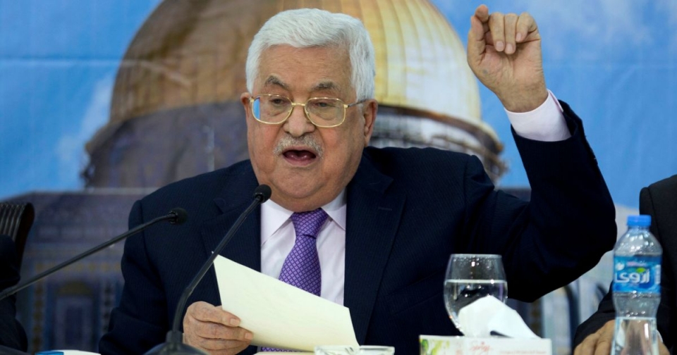 tong thong palestine doa xem xet lai tat ca cac thoa thuan hoa binh voi israel