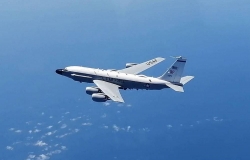 Su-27 Nga xuất kích, xua đuổi các mục tiêu do thám Mỹ lảng vảng gần biên giới trên Biển Đen