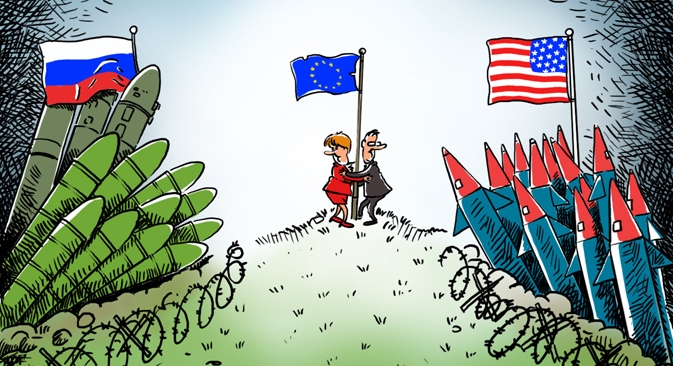 Nga nói về 'ý tưởng hứa hẹn' sau tan vỡ với Mỹ về Hiệp ước INF. (Minh họa của trang Latest Laws)