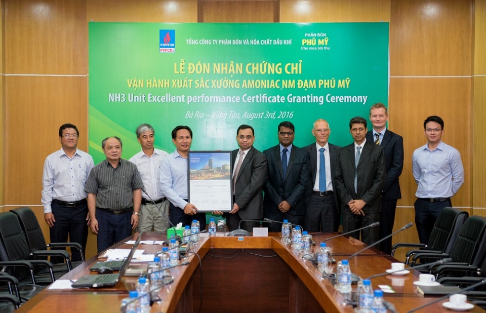 nha may dam phu my nhan chung chi van hanh xuat sac cua haldor topsoe