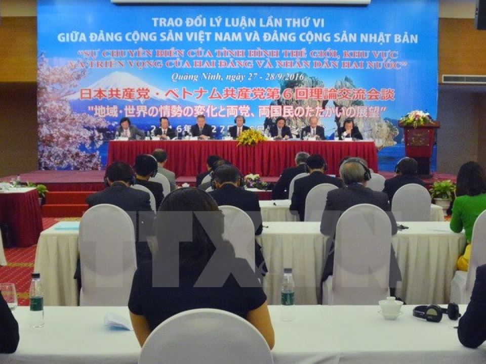 trao doi ly luan giua hai dang cong san viet nam nhat ban