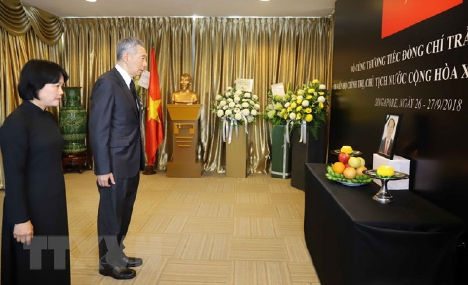 thu tuong singapore vieng chu tich nuoc tran dai quang