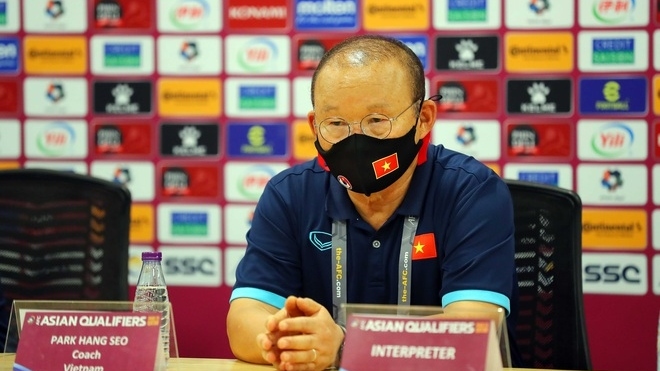 hlv park hang seo tiec nuoi mat nguoi thua tren cham phat den gia nhu duy manh khong bi duoi