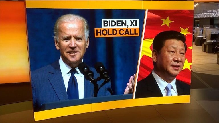 Sau hơn nửa năm, lãnh đạo Mỹ, Trung Quốc điện đàm tìm kiếm đảm bảo. (Nguồn: Bloomberg)