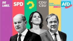 Kết quả sơ bộ bầu cử Đức: SPD tạm đánh bại Liên minh của Thủ tướng Merkel; bóng gió về chính phủ tương lai