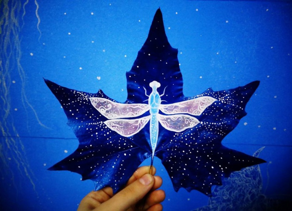 Những chiếc lá ấn tượng nhung chiec la an tuong