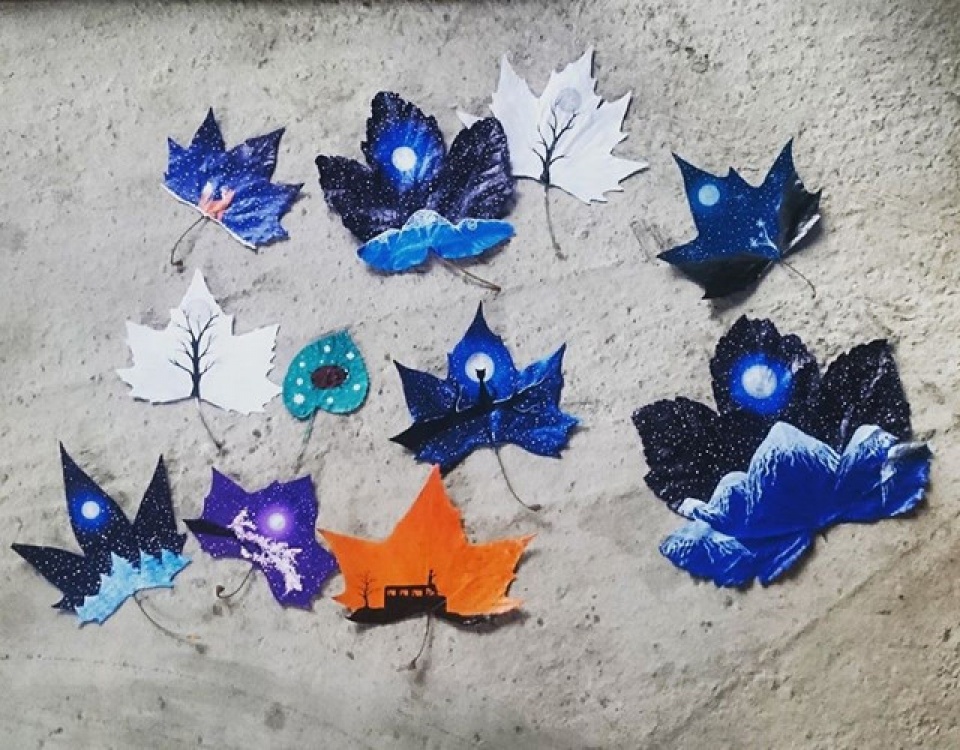 Những chiếc lá ấn tượng nhung chiec la an tuong