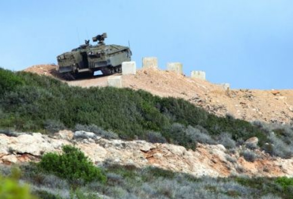israel bo tri xe tang doc bien gioi voi lebanon