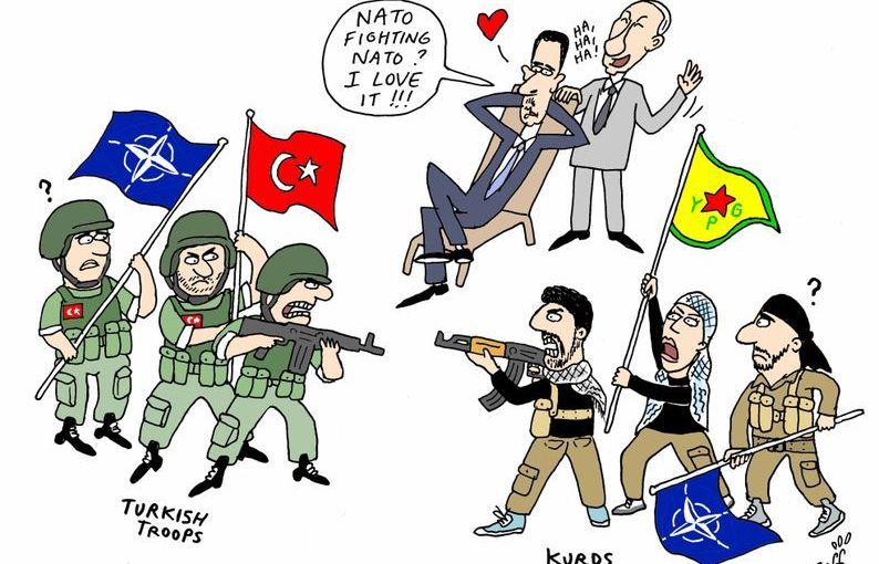 de xuat cua duc nato ve syria duoi hinh bat bong