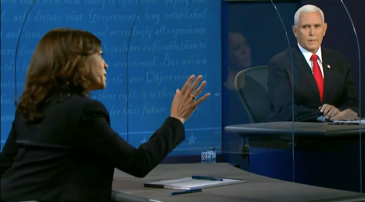 Bầu cử Mỹ 2020: Không 'cãi lộn', không ngắt lời, cuộc đối mặt duy nhất giữa hai Phó tướng có gì?