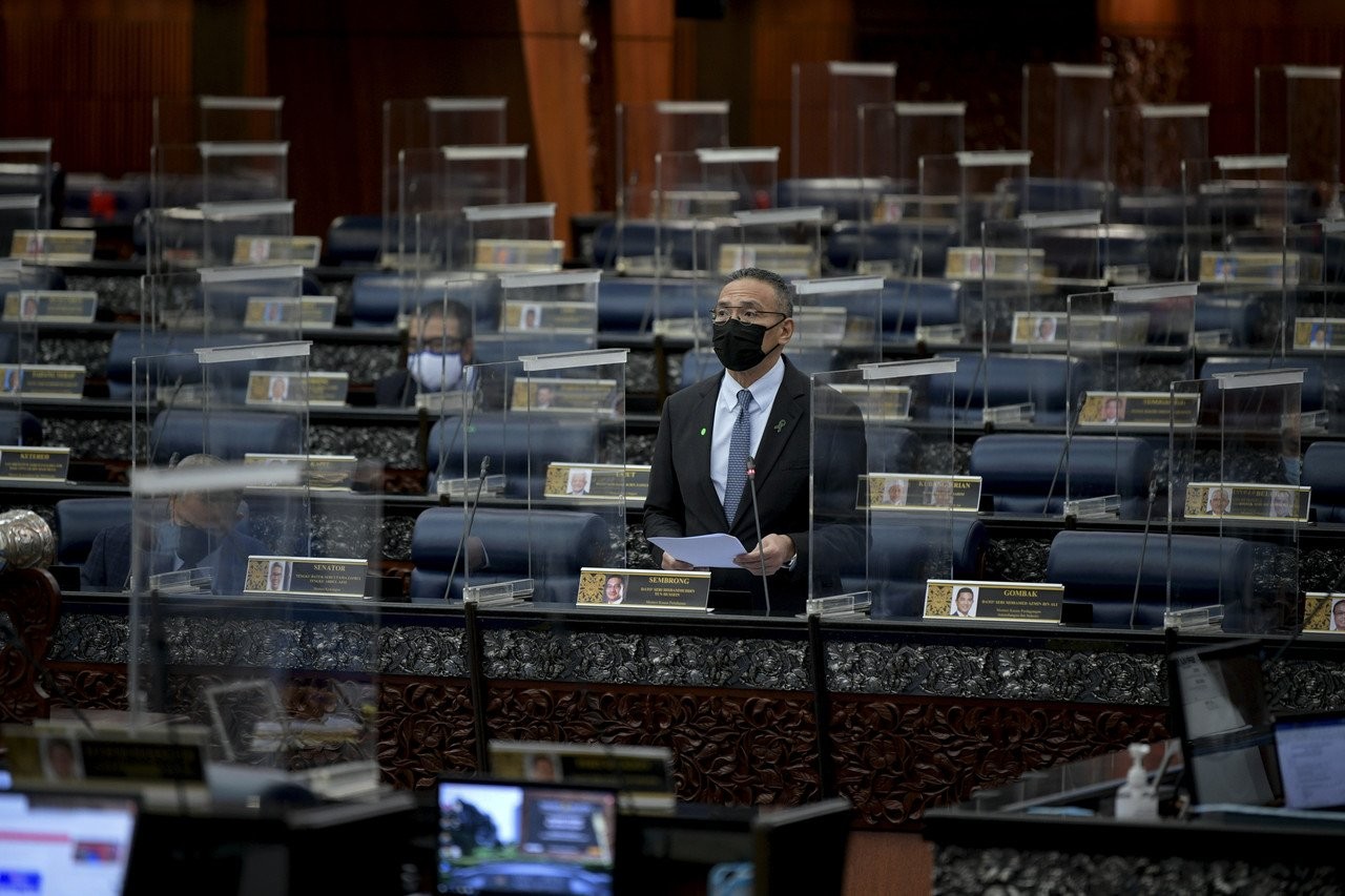 Bộ trưởng Quốc phòng Malaysia phát biểu tại Quốc hội này 12/10. (Nguồn: Bernama)