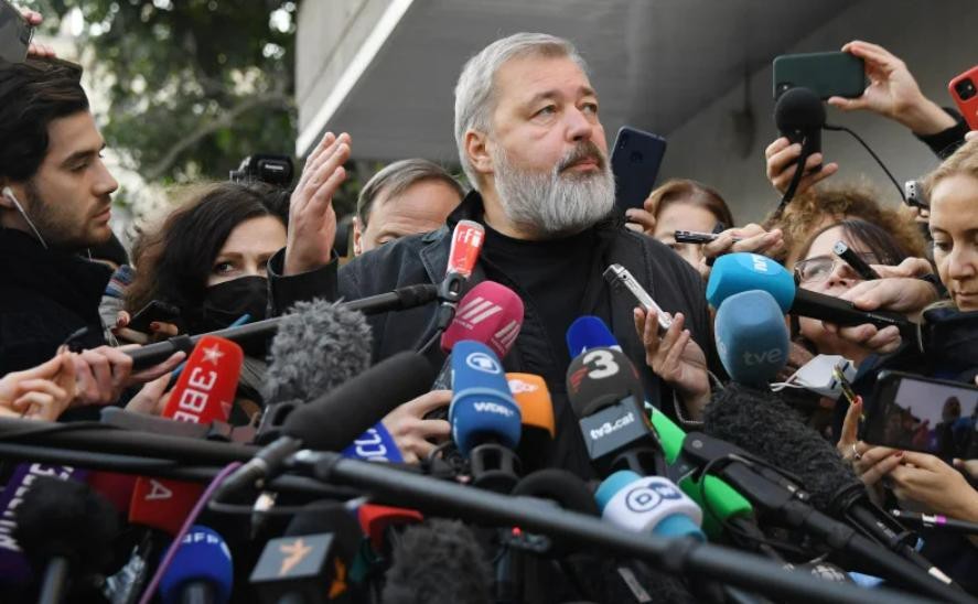 Tổng thống Nga Putin gửi cảnh báo cứng tới chủ nhân giải Nobel Hòa bình 2021. (Nguồn: The Insider) Tổng thống Nga Putin gửi cảnh báo cứng tới chủ nhân giải Nobel Hòa bình 2021. (Nguồn: The Insider)