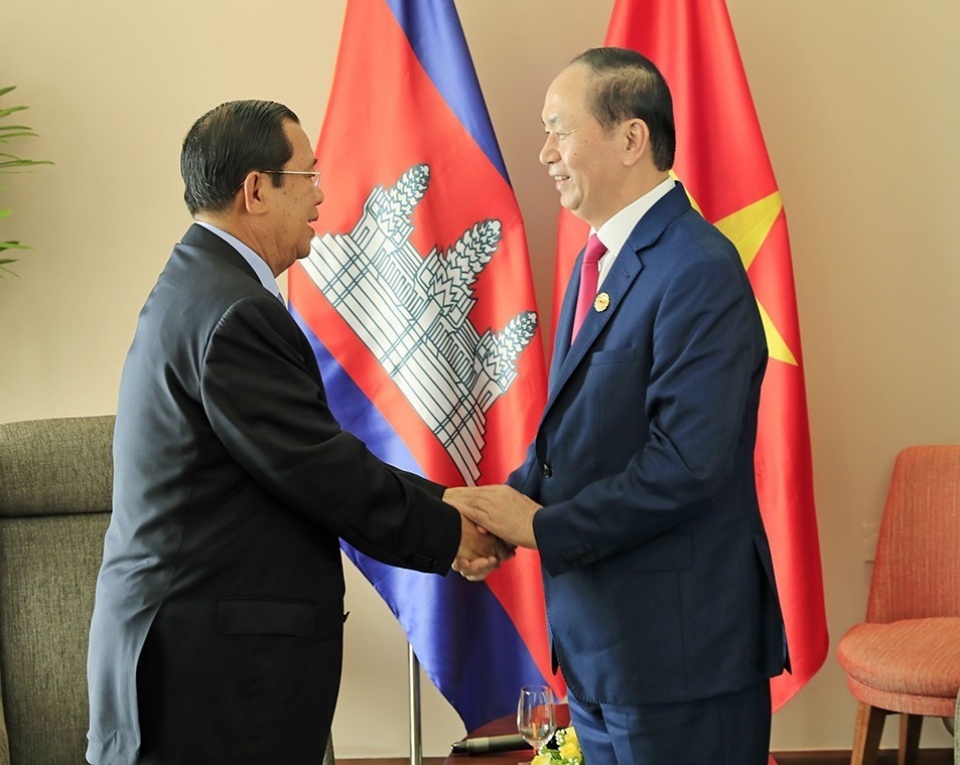 Chủ tịch nước tiếp Thủ tướng Vương quốc Campuchia chu tich nuoc tiep thu tuong vuong quoc campuchia