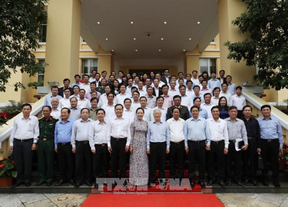 tong bi thu nguyen phu trong tham va lam viec tai hai phong