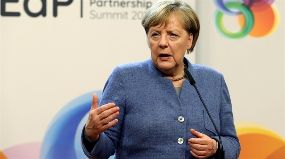 thu tuong merkel dat muc tieu som thanh lap chinh phu