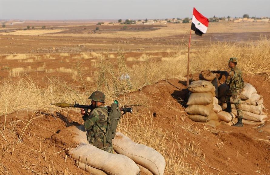 quan doi syria trien khai tai khu vuc co nhieu mo dau gan bien gioi tho nhi ky